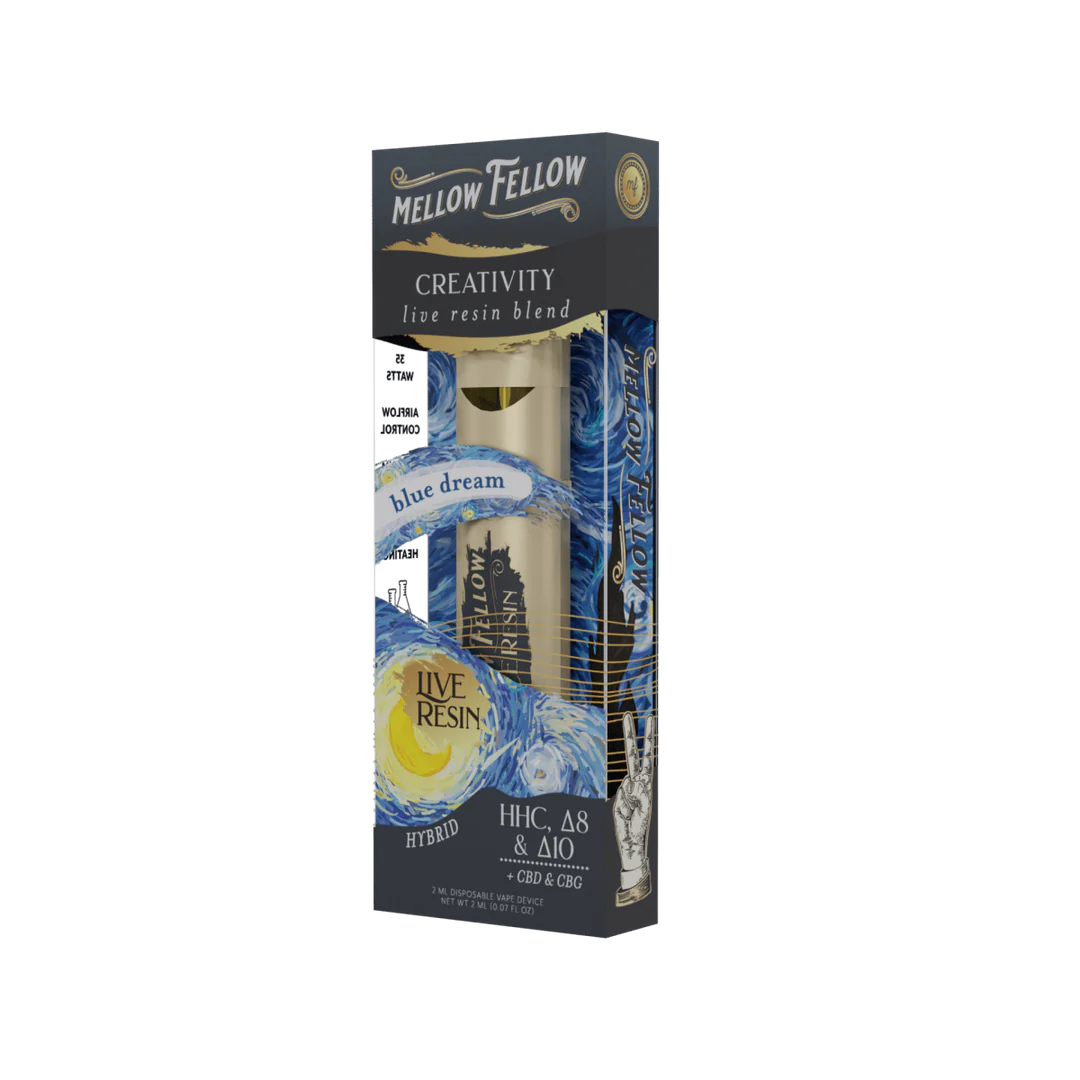 Mellow Fellow Premium Live Resin Blend 2g Disposable